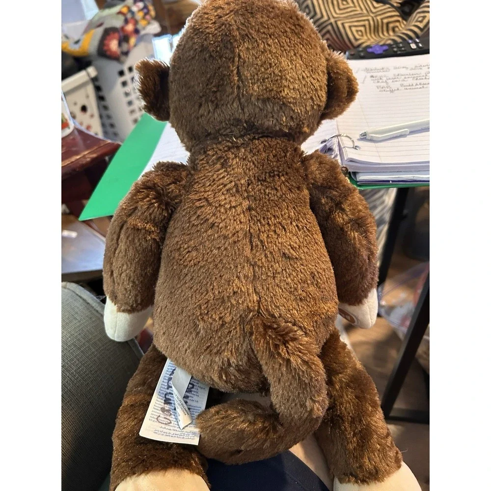 Build A Bear Smiley Monkey‎ Brown Plush 18